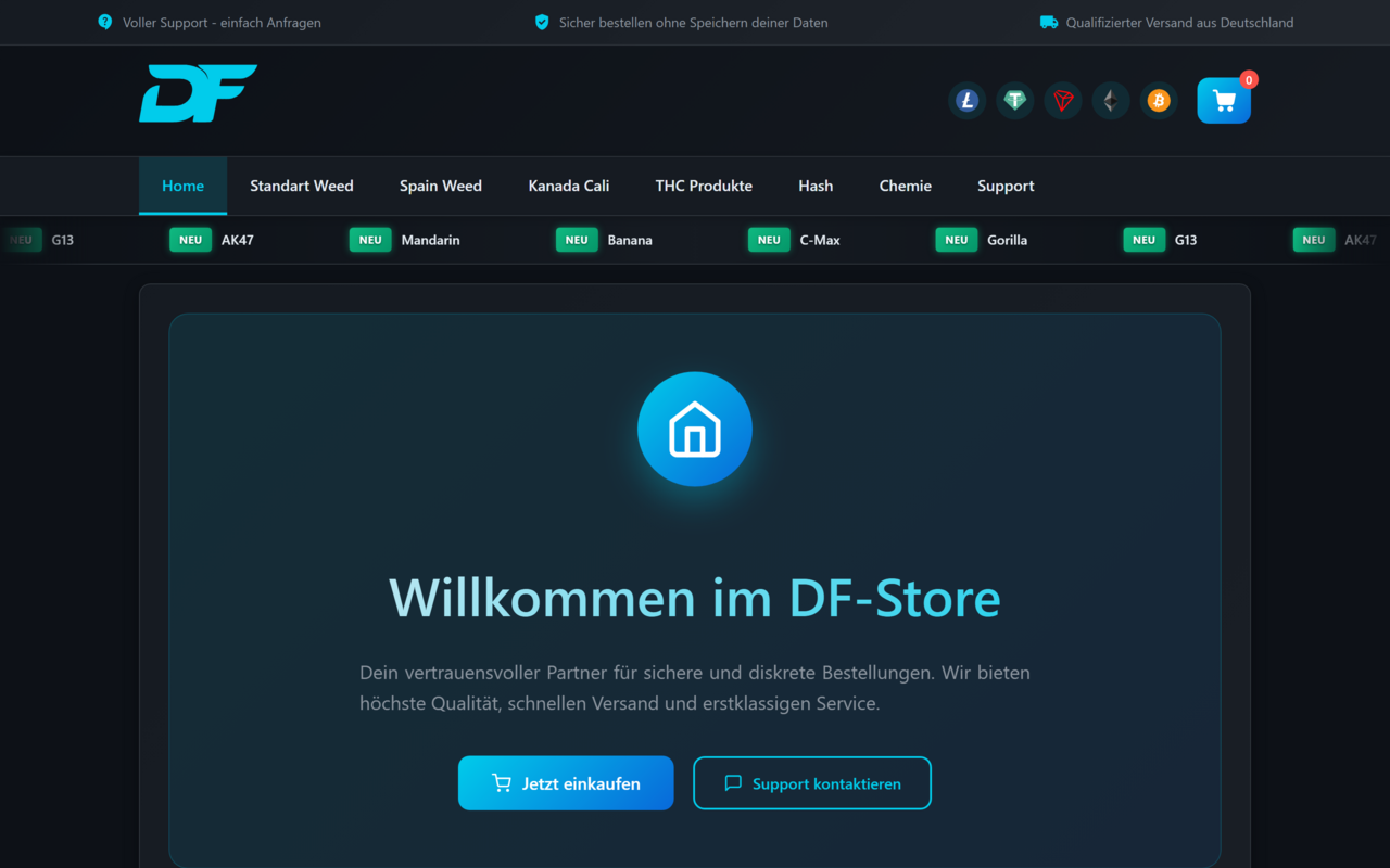 Page boutique dfstore.to — mai 2026